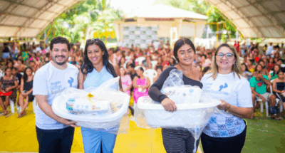 Dr Joel entrega kits de enxoval para gestantes em São Luís