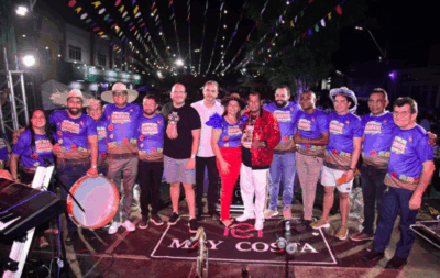 Júlio Filho marca presença no Arraial da Câmara de Ribamar