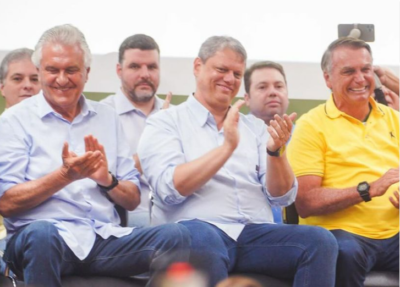 Tarcísio ganha força para 2026, mas Caiado mantém pré-candidatura; Centrão sinaliza apoio ao paulista
