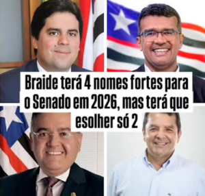 Braide mira o Governo do Maranhão e articula chapa ao Senado com quatro nomes disputando duas vagas
