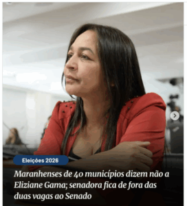 40 municípios disseram não a Eliziane Gama