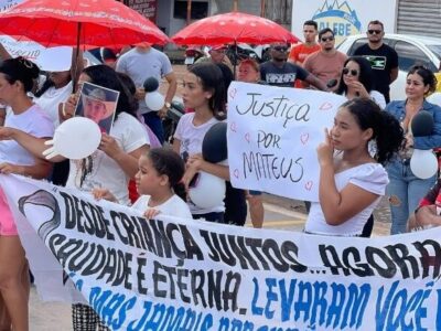 Familiares e Amigos de Mateus Pires realizam manifestação por Justiça em Santa Helena