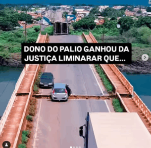 Justiça manda Dnit remover veículo da ponte JK, em Estreito-MA, ou disponibilizar outro para o proprietário