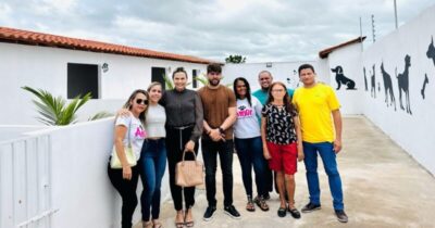 Davi Brandão celebra inauguração do novo espaço do abrigo de animais Bob Protetores