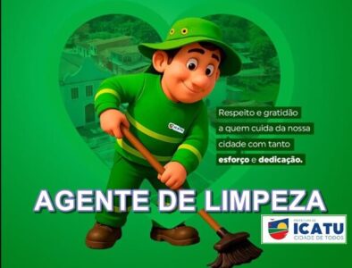 Prefeito de Icatu, comemora e valorizar quem faz a diferença todos os dias: o “Dia do Agente de Limpeza”!
