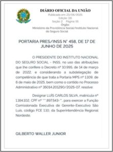 INSS em São Luís, tem novo Gerente Executivo, é Luís Carlos Silva!