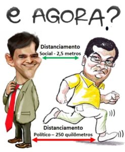 Charge do dia: Distanciamento social ou Social distanciamento?