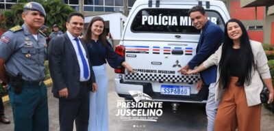 Prefeito Dr. Pedro Paulo recebe nova viatura para reforçar a segurança em Presidente Juscelino