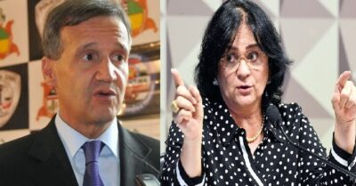 Bolsonarista Damares Alves, desceu da goiabeira e agora quer briga com Aluísio Mendes