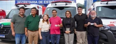 Iracema Vale participa da entrega de ambulâncias para Belágua, Nina Rodrigues e São Benedito