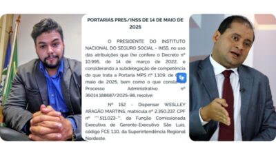 A exoneração de Weslley Martins do cargo de gerente executivo do INSS no Maranhão evidencia ainda mais o enfraquecimento político do Senador Weverton Rocha.