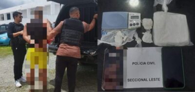 Homem é preso após fugir do sistema penitenciário e romper tornozeleira eletrônica