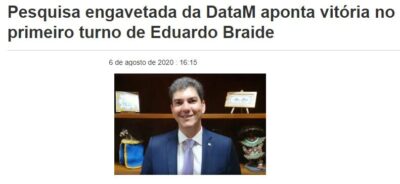 O desespero do Consórcio de Flávio Dino: Braide na frente…