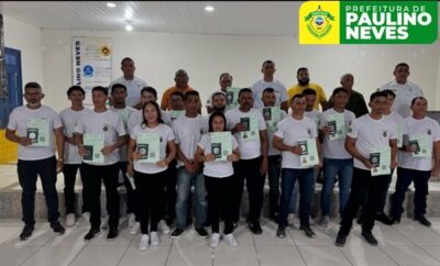 Prefeitura de Paulino Neves, através da Secretaria de Pesca realiza solenidade para entregar certificados e carteiras de pescador profissional