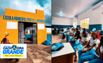 Prefeito Cesar Castro, entrega escolas climatizadas e de cara nova, com Energia Solar!