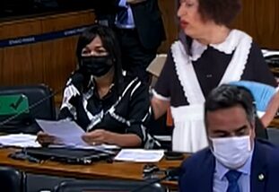 Senadora comédia? Atuação comunista de Eliziane Gama na CPI do mimimi petista resultou em piada…