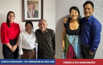 Secretária Fátima Araújo recebe ex-vereadores Chico Carvalho e Tiririca do Maranhão
