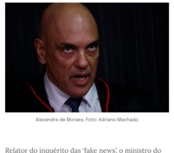 MORAES EMBARCOU EM UMA FAKE NEWS EM JULGAMENTO DO STF?