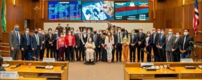 Deputado Arnaldo Melo Hoje, na sessão plenária da Assembleia Legislativa, tive a grata satisfação de aprovar o nome do deputado Marcelo Tavares para compor a Corte do Tribunal de Contas do Estado