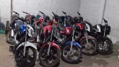 PM e Guarda Municipal apreende mais de 10 motos utilizadas para prática de manobras perigosas em Santa Luzia do Paruá
