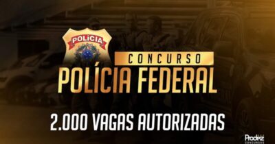 Polícia Federal! 2.000 vagas: ministro da Justiça quer dobrar oferta