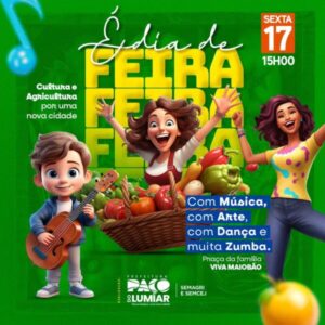 Feira Viva estreia no Maiobão com cultura, música e valorização da agricultura familiar