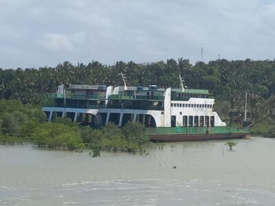 Ferryboat da Servi Porto apresenta falha mecânica e causa transtornos no terminal do Cujupe