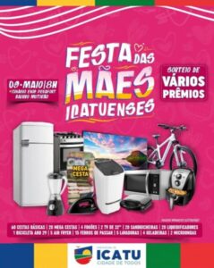 Prefeito Walace Azevedo, convida as mães para tradicional Festa das Mães Icatuenses!