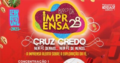 Bloco da Imprensa cai na folia, neste sábado, às 19h, no Lampiões Buteco