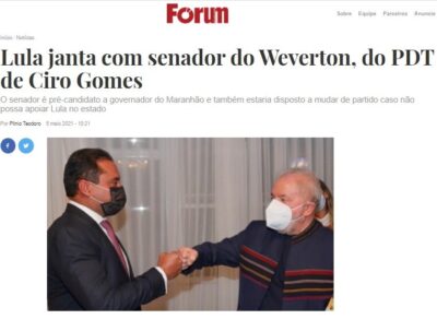 PDT sinaliza para Lula e Roseana Sarney. E o legado de Jackson Lago, Weverton?