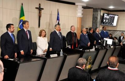 Flávio Dino, Braide, Iracema participam de abertura do Ano Judiciário