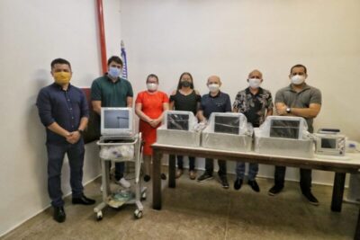 Eudes Sampaio e Pedro Lucas entregam mais 7 respiradores em São José de Ribamar