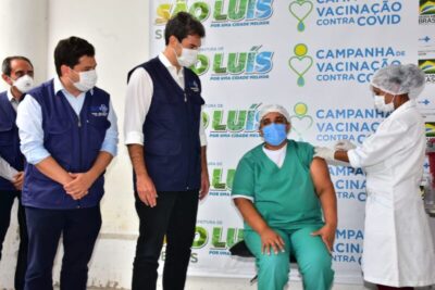 São Luís deu início na manhã desta terça-feira (19) à vacinação contra a Covid-19