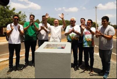 Governador Brandão entrega obra de pavimentação na MA-006
