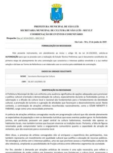 Prefeitura de São Luís justifica gasto milionário em shows alegando falta de opções culturais