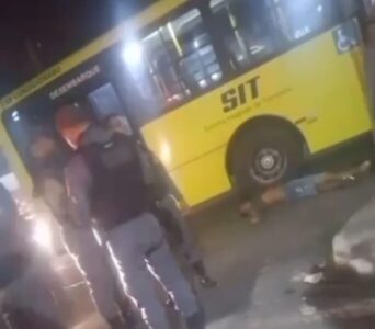 Suspeito passa mal ao ver a polícia e morre durante tentativa de assalto a ônibus em São Luís
