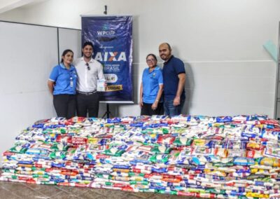 Mais cinco entidades beneficentes são contempladas com alimentos não perecíveis de evento WPCUP