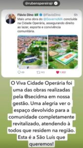 Obra da gestão Rubens Jr na Secid é concluída na Cidade Operária