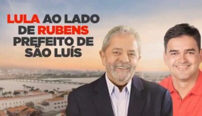 Lula declara apoio a Rubens: ´vai governar como eu e Flávio Dino´