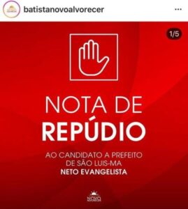 Igreja Batista repudia vandalismo de Neto Evangelista por invasão de estacionamento: ‘falta de respeito’