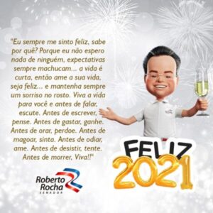 Ano novo, mensagem do senador Roberto Rocha…
