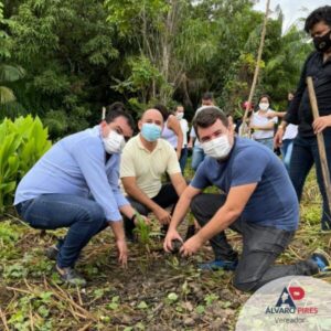 Vereador Álvaro Pires participa de ação de sustentabilidade no Parque Estadual do Bacanga