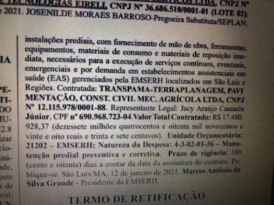 1° PARTE DA SÉRIE EMSERH BILHÕES: EMSERH CONTRATAÇÕES DIRETA COVID-19.