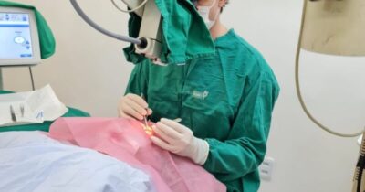 Em Santa Luzia do Paruá Hospital Regional realizou o Mutirao da Catarata levando ações de saúde para a população