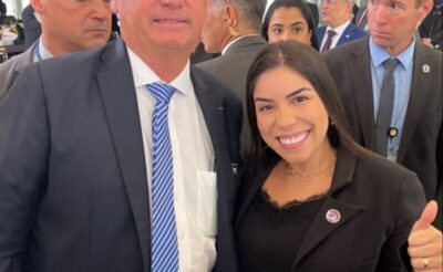 Após anuncio da vinda de Bolsonaro a Imperatriz, Mariana Carvalho sofre ataques de grupos da esquerda.