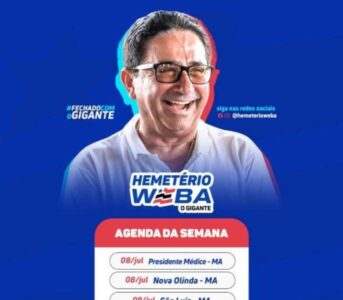 ELEIÇÕES 2022: Pre-candidato a deputado Hemeterio Weba divulgou sua nova agenda de encontros político