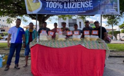 *Prefeitura de SLP e Senar* garatiram aos agricultores dos povoados *Cizino, Centro do João Matias e Benedito Mendes*, capacitação em *curso de transformação da mandioca*