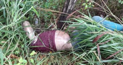 Corpo de homem é encontrado na área rural de Santa Luzia do Paruá veja as fotos do cadáver e da documentação do rapaz