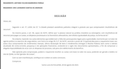 VAQUERIN MILIONÁRIO não dá nada pra ninguém, nem pra justiça