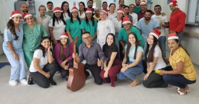 *Evento de Natal organizado pela nova gestão do Hospital Regional de SLP surpreende pacientes e funcionários*
